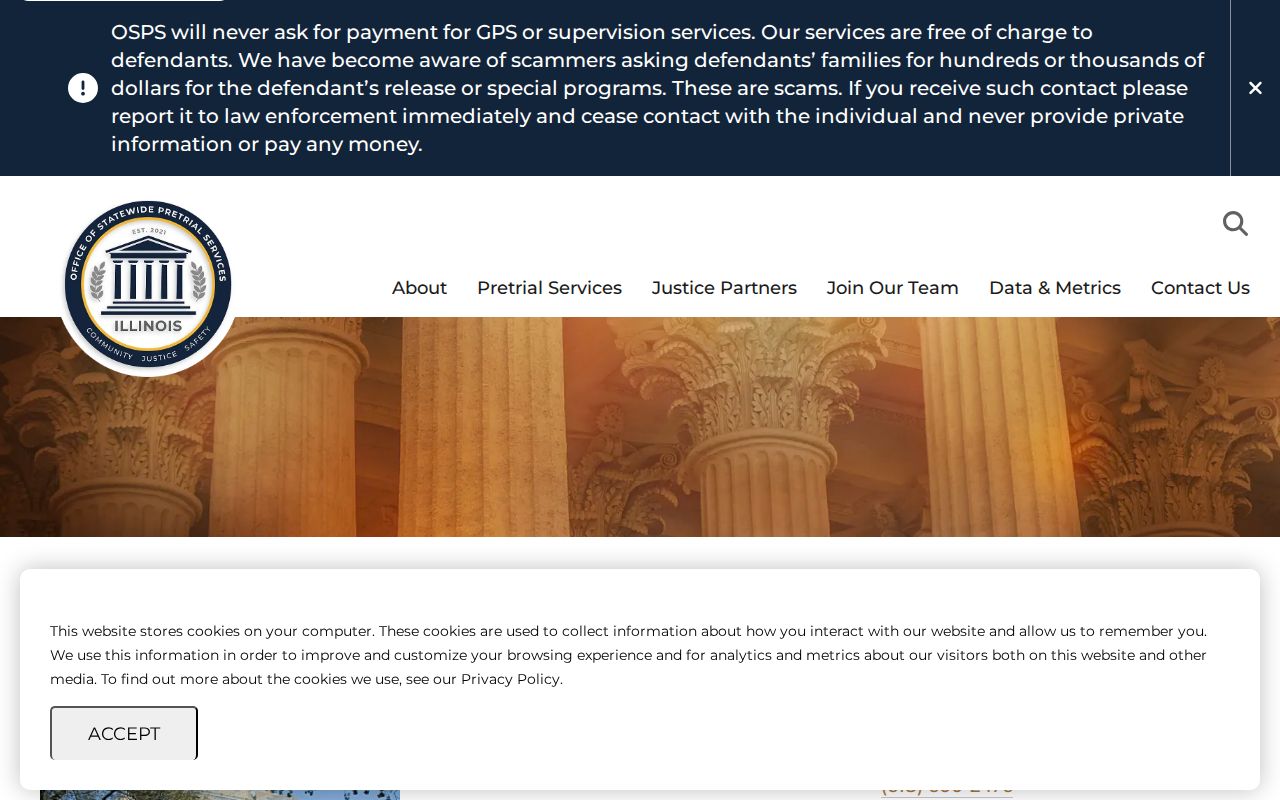 Hamilton County Courthouse pretrial services listing