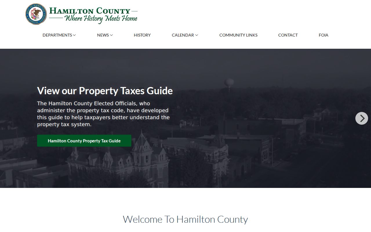 Hamilton County criminal history courthouse and county records homepage