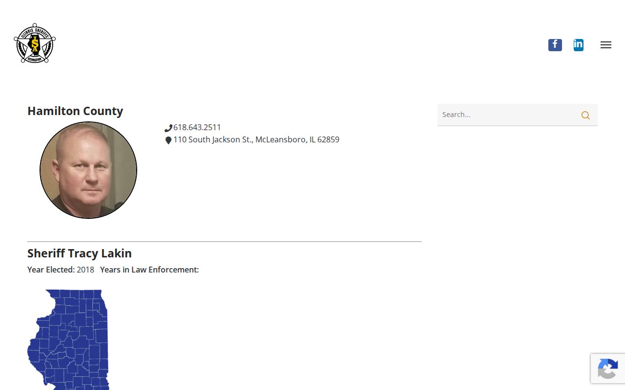 McLeansboro criminal record routing through Hamilton County Sheriff